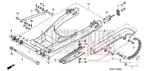 BRAS OSCILLANT VF750CP de 1993